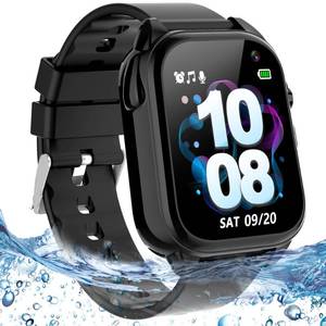 lot 14301 image: Kids Waterproof Smart Watch for Boys Girls Ages 3-12 Learning Toys with 26 Games Camera Video 1.44 Touchscreen Music Player Alarm Clock Flashlight Pedometer Toddler Watches Easter Basket Stuffer Gift