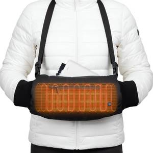 lot 15042 image: Heated Hand Warmers Pouch with 10000mAh Rechargeable Battery Electric Heated Hand Muff for Football Golf Concert White Elephant Gifts Heated Pocket for Women Men