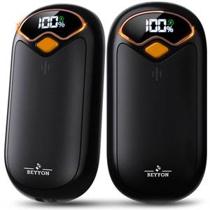 lot 16138 image: Hand Warmers Rechargeable - Electric Hand Warmer Rechargeable 2 Pack, LED Digital Display, 4 Heat Levels Reusable, USB, Magnetic Portable Handwarmers for GolfCampingHunting, Gift for Women, Men