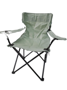 lot 17058 image: Portable Folding Camp Chair - Sage Green