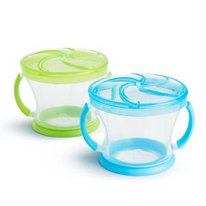 lot 18049 image: Munchkin Snack Catcher - 2pk - BlueGreen