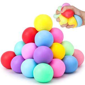 lot 18050 image: LovesTown 20 PCS Stress Balls Bulk, Squeeze Toys Slow Rising Sensory Fidget Toys for Relief Colleague Party Goodie Bag Stuffer Classroom Prize