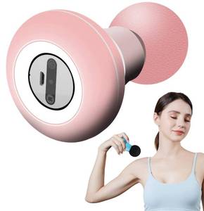 lot 18066 image: Mini Massage Gun, Portable Mini Massager USB Charging Electric Handheld Personal Massager with 6 Speed Vibration, Deep Tissue Muscle Massager Fascia Gun for Relaxation Muscles Relief Pain (Pink)
