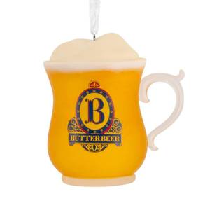 lot 18080 image: Hallmark Harry Potter Butterbeer Christmas Ornament, Gifts for Harry Potter Fans