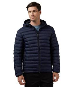 lot 19479 image: 32 Degrees Heat Men��s Lightweight Packable Hooded Jacket �� Water Resistant Travel Puffer, Stormy Night, XX-Large