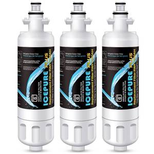 lot 20398 image: ICEPURE PLUS 46-9690 NSF53 Certified Replacement for LG LT700P ADQ36006101, Kenmore Elite 9690 ADQ36006102, LFX28979ST, RWF1200A, LFX25978ST, LFXS30766S, LFXC24726S Refrigerator Water Filter,3PACK