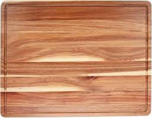 lot 5235 image: Extra Large Wooden Cutting Board 24x18 inch has small scuff marks on one side of the board