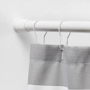 lot 17063 image: Shower tension rode, White, 43-72