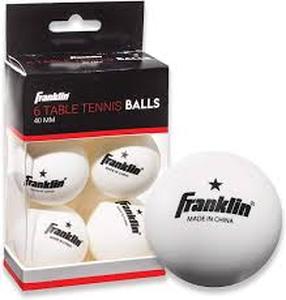 lot 4096 image: Franklin 40mm Table Tennis Balls - EIGHT Pack