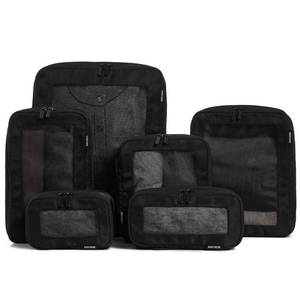 lot 3447 image: Aerotrunk Compression Packing Cubes for Travel - Luggage Organizer Bags - Double Zipper Packing Cubes for Suitcases (6-Pack, Black)