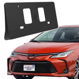 lot 3467 image: ABS Front License Plate Holder Compatible with Toyota Corolla 2020 2021, Anti-Vibration License Plate Mounting Bracket, Rust-Proof Replacement Frames with Screws, Quick Installation
