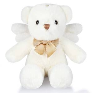 lot 4198 image: HyDren Angel Bear Plush Stuffed Animal with Wings White Bear Dolls for Boys Girls Birthday Gift (Plush,Classic)