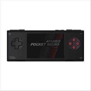 lot 4223 image: AYANEO Pocket Micro Classic Android Handheld - 3.5 Borderless IPS Screen Retro Game Console  Helio G99 Processor  8GB256GB  2600mAh Battery  CNC Aluminum Body  AYASpace  Magic Black
