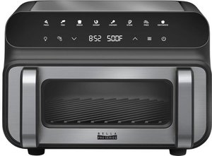 lot 5248 image: bella PRO - 10.5-qt. Touchscreen 5-in-1 Indoor Grill & Air Fryer - Stainless Steel