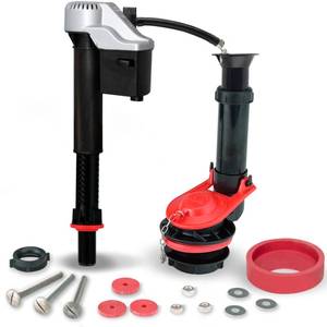 lot 5261 image: Korky Standard 2-inch Complete Toilet Repair Kit, Fixes Running, Noisy, NoSlow Refill, and NoWeak Flush Toilets, Easy to Install, 4010MP
