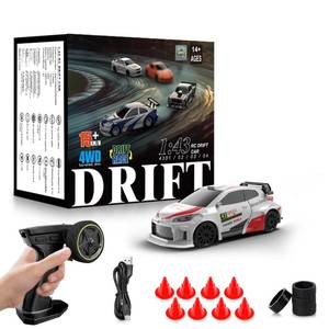 lot 6140 image: RC Drift car, 143 Mini Rc Drift car with Gyroscope, 2.4GHz Full Proportional Remote control Cars, 4WD High Speed Racing with Lights, Racing Tires, Model Cars Gift for Adults, Kids, Boys, Girls