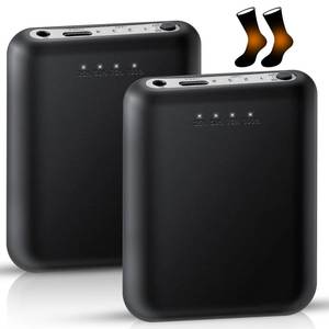 lot 6143 image: A2PCS Rechargeable Batteries 5V 5000mAh for Heated Socks, 4 Heating Settings Large Capacity Replacement Li-Polymer Battery