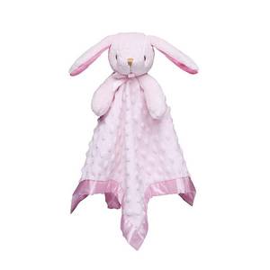 lot 6151 image: Pro Goleem Loveys for Babies Bunny Security Blanket Baby Girl Gifts Newborn Soft Pink Lovie for Infant and Toddler Snuggle Toy Stuffed Animal, Pink 16 inch