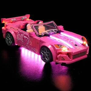 lot 6159 image: LED Light Compatible with Lego Speed Champions 2 Fast 2 Furious Honda S2000 77241, Light Kit for Lego 77241 Building Blocks Model(Not Include Blocks Set)