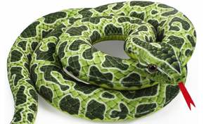 lot 6213 image: Romart Realistic Snake Stuffed Animal Plush 67-inch Large Lifelike Snake Plush Toy Long Giant Stuffed Animals Snake Plushie Gifts for Kids Boys Girls, Home and Wild Animals Party Decor (Green)