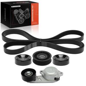 lot 7901 image: A-Premium Engine Serpentine Belt Drive Kit with Tensioner Compatible with Ford, Lincoln & Mercury Vehicles - Expedition 09-14, Explorer 06-10, F-150, Navigator 10-14, Mountaineer 06-10, V8 4.6L 5.4L