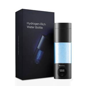 lot 7935 image: BESTING Hydrogen Water Bottle - 6000ppb High Concentration Hydrogen Water Generator  Portable SPEPEM Ionizer with OLED Display, IPX7 Waterproof, 230ml for Fitness, Office, Travel & Healthy Gifts