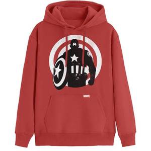 lot 8013 image: Mens Marvel Symbol Of Truth Pullover Sweatshirt - Red S