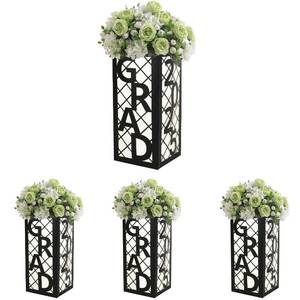 lot 8054 image: 2025 Graduation Table Decorations 4Pcs Table Centerpieces Boxes Grad 2025 Grad Lantern School College Party Photo Props for 2025 Graduation Party Table Decorations