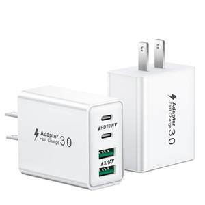 lot 8091 image: USB C Charger Block, 2Pack 40W 4-Port Type C Fast Charging Block Dual PD Power AdapterQC Plug Double Wall Charger Blocks Multiple USBC Charging Cube for iPhone 17 16 15 14 13 12 11 Pro Max, Samsung