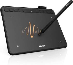 lot 8121 image: UGEE S640 Graphics Drawing Tablet, Digital Draw Art Pad with Pen Battery-Free Stylus Tilt Function 8192 Levels Pressure Sensitivity 10 Express Keys for Mac, Windows PC and Android