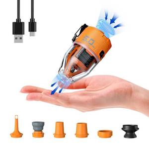 lot 8141 image: FLEXTAILGEAR Air Pump for Inflatables Max Pump 3, 5Kpa Portable Air Pump, 500Lmin Air Mattress Pump with Camping Light,Portable Inflator for Inflatable Pillows Swim Rings Air Mattresses Air Bed Boats