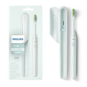 lot 8163 image: Philips Sonicare Battery Toothbrush, Mint Light Blue, HY110003