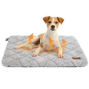 lot 13627 image: Self Warming Cat Bed Self Heating Cat Dog Mat 24 x 18 inch Soft & Fluffy Cat Bed Noiseless Thermal Pet Pad for Indoor Outdoor Pets with Removable Cover Non-Slip Bottom (29.5L x 18.9W x 1.2Th)