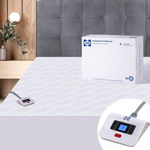 lot 13639 image: Sealy Heated Mattress Pad Full Size 54x75 Inch  Luxury Quilted Waterproof Electric Mattress Cover with 10 Heat Setting Controller & 1-12 Hours Auto Shut Off  Fit Up to 15 Deep Pocket