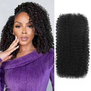 lot 14312 image: Afro Kinkys Bulk Human Hair For Braiding Soft 4c Afro Kinky-Curly Human Hair For Mini Twists,Dreadlocks Extensions,Repair Locs,Micro Locs Extension,Human Braiding Hair 18inch(1B,35gpack)