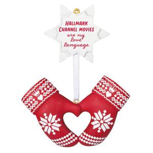 lot 14342 image: Hallmark Keepsake Christmas Ornament 2023, I Love Hallmark Channel, Hallmark Channel Gifts