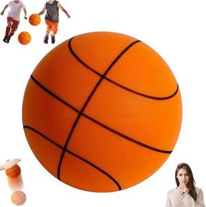 lot 14344 image: Silent Basketball Size 7 (29.5) - Upgrade Foam Indoor Basketball for Quiet Dribbling and Indoor Training, Pro PU Foam Ball �� Real Feel Higher Bounce Quieter