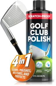 lot 14378 image: FORTIVO Golf Club Polish - Golf Club Head and Groove Cleaner, Rust Remover for Metal, Zinc, Aluminum, Steel, Easy to Use Club Cleaner, Instant Rust, Scuff and Stain Remover - 8oz