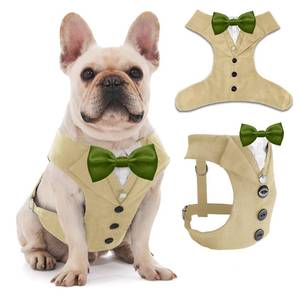 lot 14380 image: AVERYDAY Dog Tuxedo for Wedding Outfit, Dog Suit and Tie Costumes for Birthday, Halloween, Cosplay, Christmas Party, Pet Formal Wear with Bowtie, Tux for Medium Large Dogs, Bulldog, Labrador, Husky