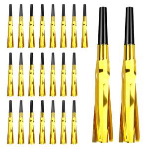 lot 14394 image: Noise Makers, 24 PCS Gold Noise Makers, Glitter Metallic Fringed Party Blowers Noisemakers Horns for Adults for Birthday Sporting Events Christmas 2025 New Year Eve Party Favor Supplies Decorations