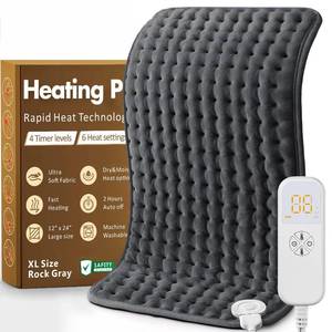 lot 14406 image: Christmas Gifts Heating Pad for Back, Neck, Shoulder Pain & Cramps Relief, Electric Heating Pad with 6 Heat Settings, Auto-Off, Moist Dry Heat Options, Gifts for Women, Men, Mom, Dad, Wife, Husband