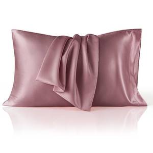 lot 14412 image: Bedsure King Size Satin Pillowcase Set of 2 - Nostalgia Rose Silky Pillow Cases for Hair and Skin with Envelope Closure, Similar to Silk Pillow Cases, Gifts for Women Men, 20x36 Inches, 2pcs