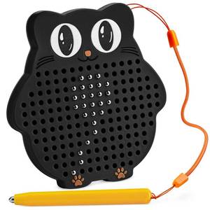 lot 18094 image: AYNAT FUN Magnetic Drawing Board for Kids & Toddlers with Beads and Magnet Stylus Pen - Magnetic Travel Toy for Airplane & Car Ride Activities for Kids