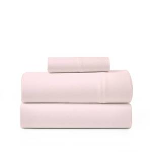 lot 19543 image: Road Trip America Jersey Knit Sheet Set - 3 Pieces Twin Cotton Sheets Set - Soft Cozy Stretchy Knit Bed Linen (Blush, Twin)