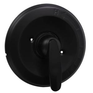 lot 19577 image: T13020-BL Shower Valve Trim Kit Replacement for Delta Classic 1314 Series Single-Function, Shower Cover Plate with Handle��Fit R10000 Series Shower Valve(Catridge and Valve Not Included)(Matte Black)