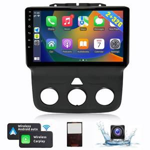 lot 20462 image: Naifay Android Car Stereo for Dodge RAM 1500 2500 3500 2013 2014 2015 2016 2017 2018 with Wireless Carplay Android Auto, 232G 9inch Touch Screen Car Radio Bluetooth with GPSWiFiSWC(for Manual AC)