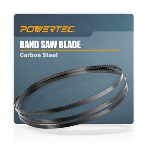 lot 20479 image: POWERTEC 62 Inch Bandsaw Blades, 14 x 6 TPI Band Saw Blades for WEN, Ryobi, Grizzly, Skil, Sears Craftsman and POWERTEC 9 Band Saw for Woodworking, 1 pack (13131)