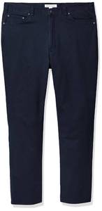 lot 20490 image: Amazon Essentials Mens Straight Fit 5-Pocket Stretch Twill Pants, Navy, 40W x 32L