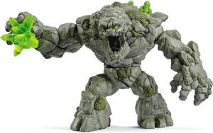 lot 20500 image: Schleich Eldrador Creatures - 8 Stone Monster Toy with Crystal Set - Cool Movable Monster Action Figure for Boys and Girls - Fantasy Giant Rock Beast Figurine - Fun Scary Toys - Kids Ages 7  70141
