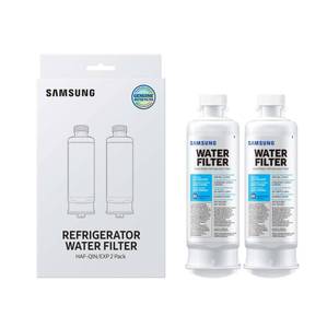 lot 4292 image: Samsung HAF-QIN-2PEXP Genuine Refrigerator Water Filter, Reduces 99% of Harmful Contaminants for Clean, Clear Drinking Water, 6-Month Life, Easy Install, Pack of 2
